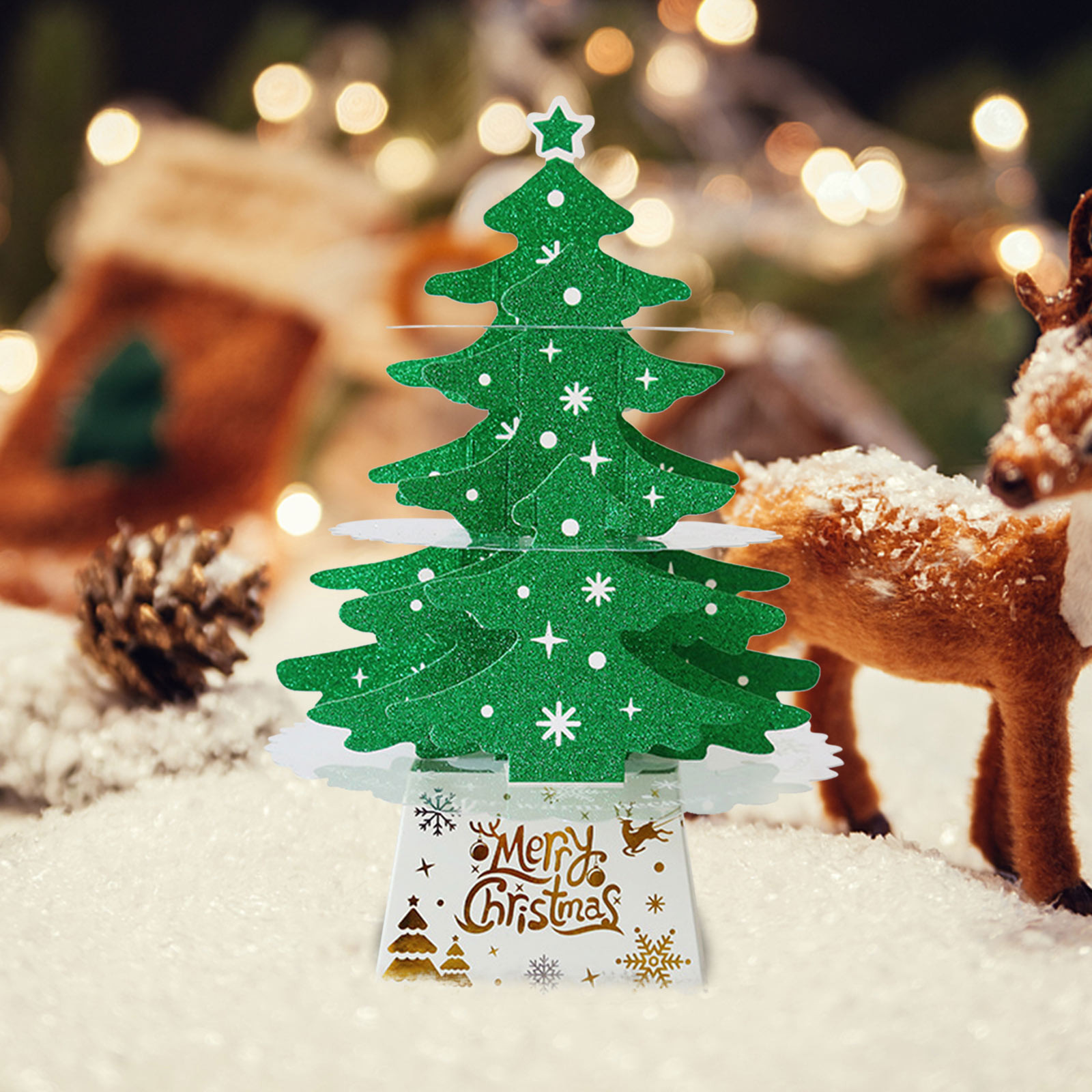 Haykey Office Decor Christmas Decorations Mini Desktop Christmas Tree