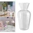 thumbnail image 2 of facefd Clear Glass Flower Vase Stem Plant Jar Table Floral Display Decor 5x15cm, 2 of 9