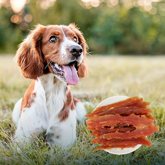 200g/400g(7.05oz/14.1oz) Chicken Jerky and Duck Jerky Dog Treats For Small, Medium, Large Dog, Made With Real Pure Chicken, Duck - Healthy, Easily Digestible, Dog Chews Long Lasting