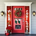 thumbnail image 3 of HCBY Christmas Porch Sign Set with Couplet Verses, Outdoor Hanging Wall Decor for Traditional Holiday Doorway Greetings(14), 3 of 6
