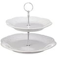 thumbnail image 1 of Lenox Unisex French Perle Tiered Server White Serveware - 844453, 1 of 1