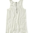 thumbnail image 2 of Aeropostale Womens Lightweight Zippered Tank Top, White, Juniors, X-Small, 2 of 2