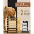 thumbnail image 4 of MIDOQIN Elevated Dog Bowls, Raised Dog Bowl Stand with Dog Toy Bin Basket Dog Food and Water Bowl Feeding Station, Lifted Dog Bowl Holder Cabinet with Pet Storage Organizer, 4 of 9