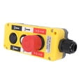 thumbnail image 1 of Control Remoto Industrial, Interruptor De Botón Resistente Al Agua Control De Polipasto De Grúa Fácil De Usar Con Parada De Emergencia Para Maquinaria Robótica, 1 of 7