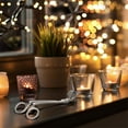 thumbnail image 4 of Candle Wick Trimmer, Stainless Steel Wick Cutter, Candle Scissors for Wick, Reaches Deep Into Candles to Cut Spent Cord, Allow Cleaner Burn and Prevent Soot Buildup, Candle Accessories, 7.1", 4 of 9