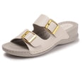 thumbnail image 2 of Zapatos Verano Casuales Cuña Sandalias Con Correa Hebilla Doble, 2 of 9