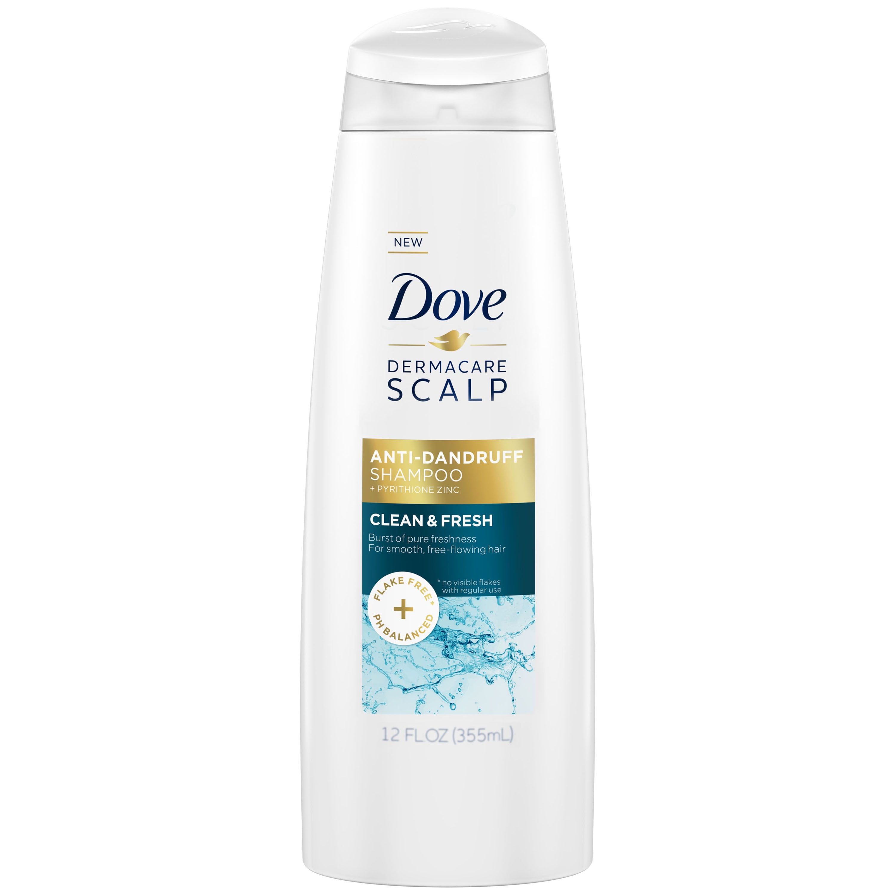 Dove Dermacare Scalp Clean & Fresh Anti-Dandruff Shampoo, 12 oz - Walmart .com