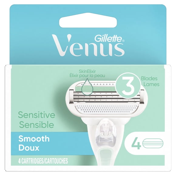 Cartuchos Gillette Venus Smooth Sensitive, 4 unidades