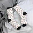 thumbnail image 5 of Lsque Easter eggs with flowers Printed Men's Crew Socks, Soft Durable Breathable Moisture-Wicking with Odor Control Cotton socks, 5 of 6