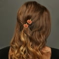 thumbnail image 2 of Unique Bargains 1 Pair Duckbill Clip Halloween Pumpkin Hair Clip for Children Orange, 2 of 5