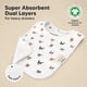 thumbnail image 4 of Baberos KeaBabies de algodón orgánico superabsorbentes, paquete de 8 unidades, 4 of 9