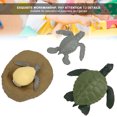 thumbnail image 3 of Sonew Statue d'Animal, Tortues Modèle de Cycle de Croissance Enfants Miniature Simulation Animal Petite Éducation Statue Jouet, Modèle Animal, 3 of 10