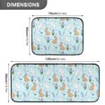 thumbnail image 3 of 2-Piece Kitchen Mat Set Non Slip Washable Floor Mats Decorative Rugs for Kitchen Sink Laundry Rabbits and Tulips Pattern, 3 of 7
