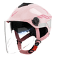 thumbnail image 1 of Casco Motocicleta Abierto 3/4 Visera Doble Hd Abatible Xtellar rosa, 1 of 3