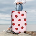 thumbnail image 3 of Lsque Strawberry Printed Luggage Cover, Travel Luggage Protector,Scratch and Dirt Resistant, Fits 18-32 Inch Luggage - Medium, 3 of 9