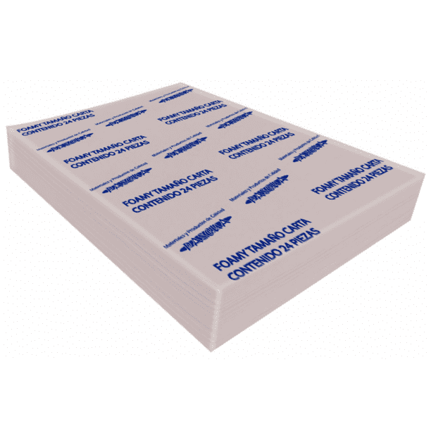24 Pliegos lamina Foamy liso PASCUA , fomi liso, goma eva para decoracion, manualidad tamaño carta