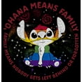 thumbnail image 2 of Men's Lilo & Stitch Ohana Rainbow Pride Pull Over Hoodie Black X Large, 2 of 4