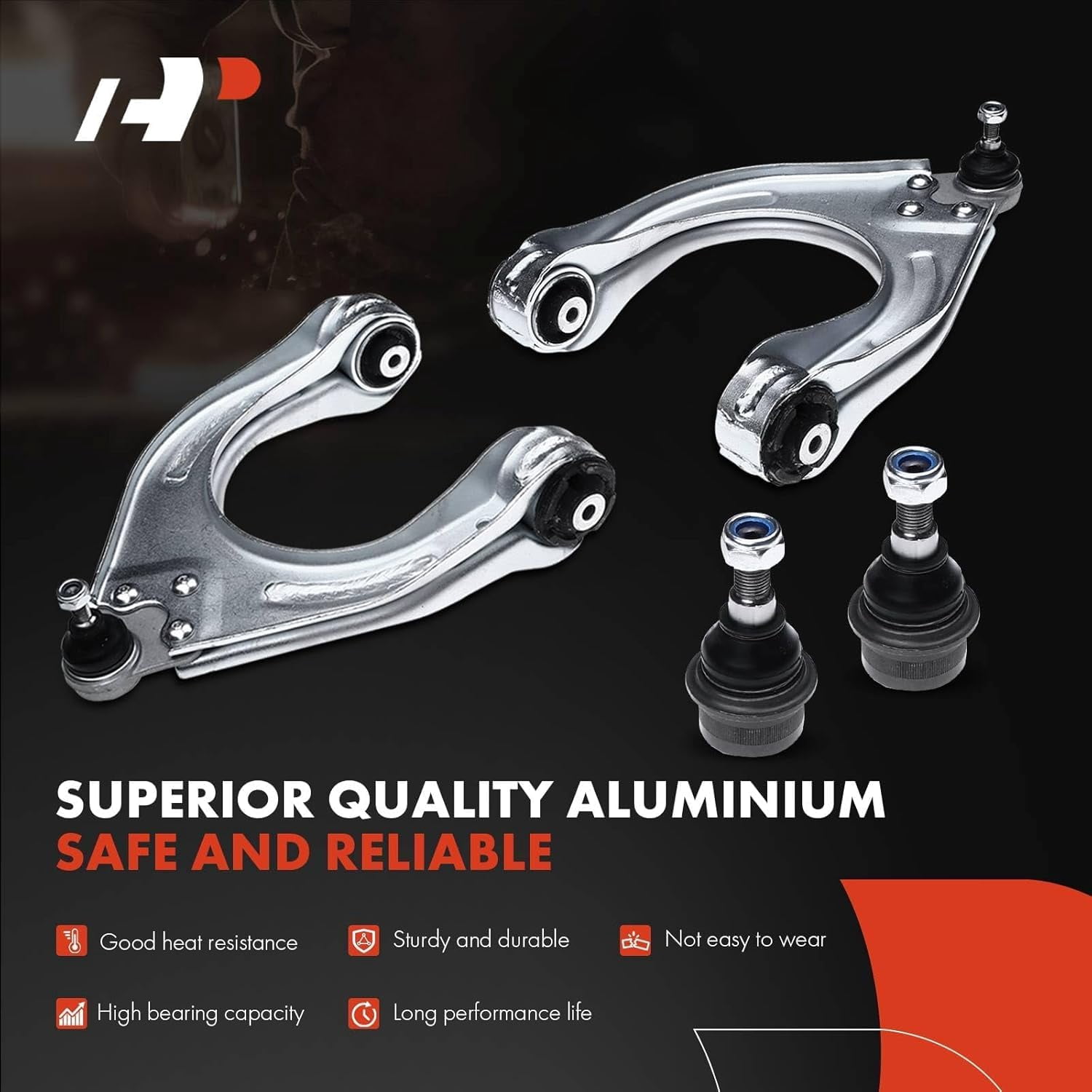 A-Premium 10Pc Front Suspension Kit Upper Lower Control Arm Ball Joint Inner Outer Tie Rod End Ball Joint Compatible with Mercedes Benz E320 E500 E550 CLS500 CLS550 E55 E63 2003-2008 RWD