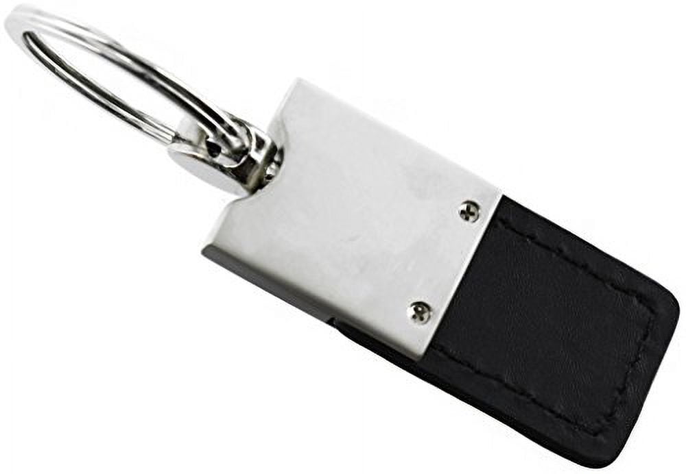 Ford F-250 Keychain & Keyring - Duo Premium Black Leather
