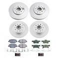 thumbnail image 2 of PowerStop Front and Rear Geomet Coated Brake Rotor and Pad Kit Fits: BUICK Select Models CRK8632, 2 of 5