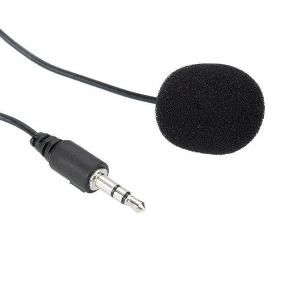 Mini Mic  Microphone Hands Free Clip On Microphone Audio Mic For Computer Laptop Phone Lound Speaker（1pcs）