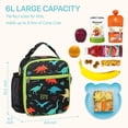 thumbnail image 3 of Bolsa Lonchera para Niños Bagseri Aislada Reutilizable a Prueba de Fugas Negra, 3 of 7