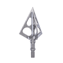 Muzzy One 3-Blade Fixed Broadhead, 100 Grain, 3-pack, Stainless Steel Blades, 283-3W