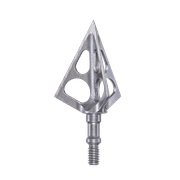 Muzzy One 3-Blade Fixed Broadhead, 100 Grain, 3-Pack, Stainless Steel Blades, 283-3W