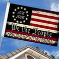 thumbnail image 2 of America 250th Anniversary Flag 3x5 FT Double Sided 3 Ply: 250 Years USA Flag for Outdoor, Front Door, Porch and Wall Patriotic Birthday Decor, 2 of 8