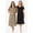 Neutral Animal, variant on Plus Size 2-Pack Short Silky Gown