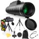 thumbnail image 1 of Telescopio monocular 40x60, telescopio HD de doble enfoque, prisma bak4 Alcance a prueba de niebla a prueba de agua para observar la vida silvestre de las aves Viajar Senderismo Camping,black Afortunado Sencillez, 1 of 5