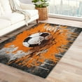 thumbnail image 1 of Football Area Rugs for Bedroom Living Room - 5x7 ft - Abstract Art Carpet for Home Decor - Football Sport Patterned Decorative Indoor Large Rug - Washable & Soft & Non Slip & Low Pile (ZF&8523), 1 of 7