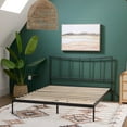 thumbnail image 5 of Rest Haven Alexandria Metal Platform Bed with Scooped Vertical Bar Headboard, Twin, Black, 5 of 14
