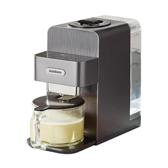 Joydeem Automatic Soymilk Maker Machine, Hot Cooking Blender for Soymilk, Nutmilk, Paste, Baby Food and Juice, 300-600ml Adjustable Capacity, Gray, JD-PB270