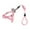 Pink, variant on dgysar Reflective Dog Harness and Leash Set No-Escape Round Rope Chest Strap for Small Medium Dogs Outdoor Training Green 1PC