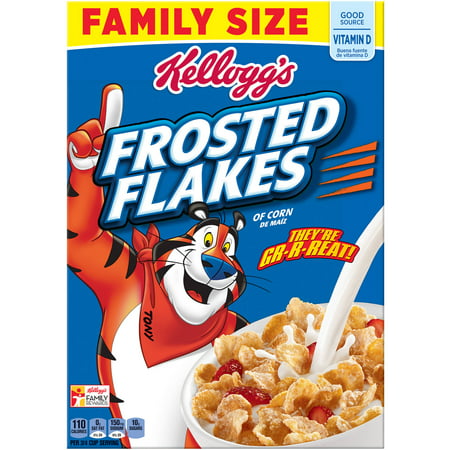 Kellogg's Frosted Flakes Cereal Family Size, 26.8 oz