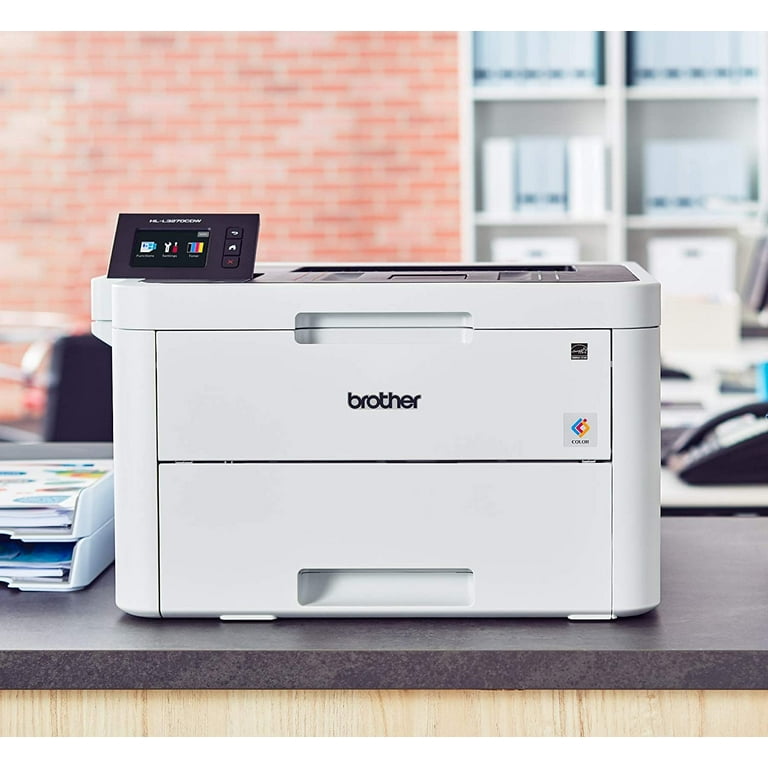 Brother Hl-l3270CDW Compact Digital Color Printer with NFC, Wireless and Duplex  Printing, Works with Alexa, Bundle with Cefesfy Printer Cable 