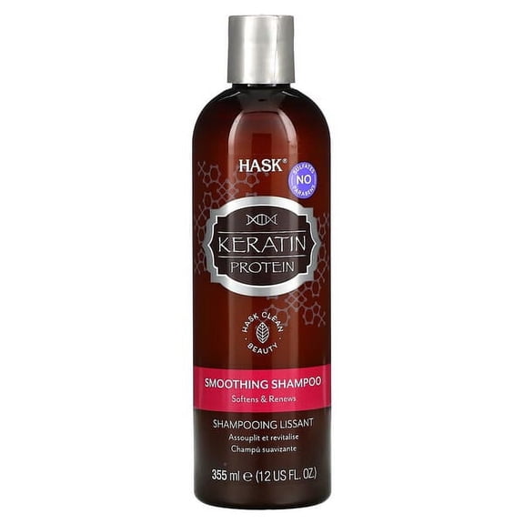 Hask Beauty, Keratin Protein, Smoothing Shampoo, 12 fl oz