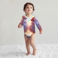 thumbnail image 4 of Xecao Heart Sky Bird Couple Print Baby unisex-baby Cotton Long-sleeve Bodysuits-3 Months, 4 of 6