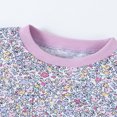 thumbnail image 5 of HAYIMI Girls Cartoon Floral A-Line Dress For Kids Lightweight Party Kidswear For Girls Comfortable Everyday Dress With Cute Print O-Neck Relaxed Fit Dresses, 5 of 6