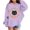 Purple, variant on Grblisyd Girls Oversized Hoodies Halloween Long Sleeve Pullover Sweatshirts Kids Fashion Casual Outfits Fall Winter Clothes
