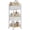 White, variant on Makeup Organizer Cart with Drawers, 5 Tiers Rolling Makeup Cart, Floor Skincare Organizers, Vanity Organizer Storage with Wheels Cosmetic Display Cases for Skin Care Perfume Nail Polish, Gold