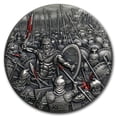 thumbnail image 1 of 2019 Niue 2 oz Antique Silver Great Commanders: Leonidas, 1 of 4