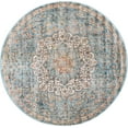 thumbnail image 2 of Rugs.com Newport Collection Rug – 5' 3 Round Blue Medium Rug Perfect For Kitchens, Dining Rooms, 2 of 8