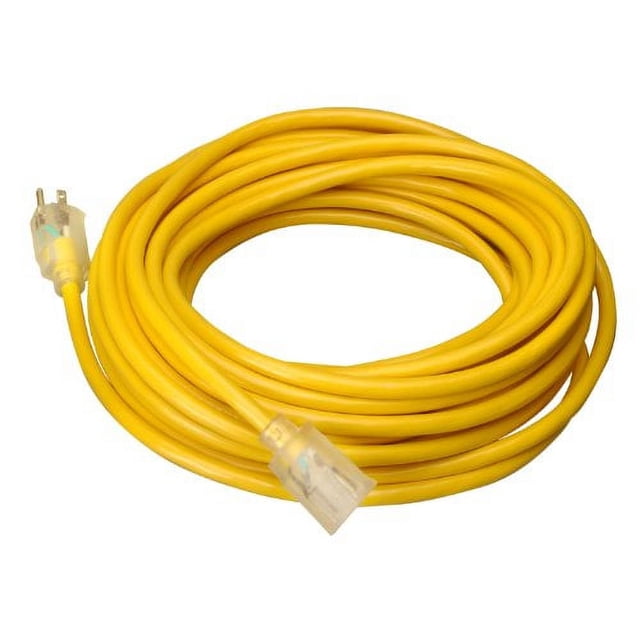 Coleman Cable 172-02689 Rallonge Jaune 100&A 10-0 Sjtw-A