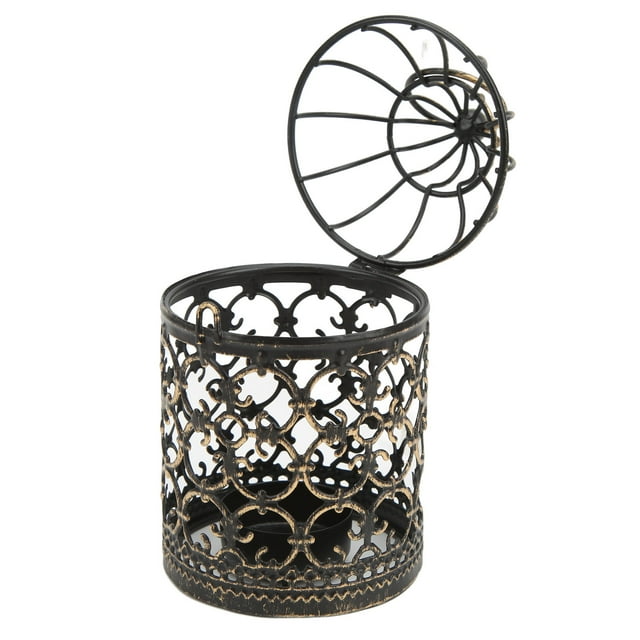 Iron Candle Holder European Retro Hanging Birdcage Lantern Stander For Wedding Party Outdoor Home Decor Gift