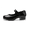 Black, variant on Kids Tap Dance Shoes PU Leather Mary Jane for Toddler Little Big Beginner Dance Practice & Stage Performance(12,Black)