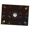 thumbnail image 3 of Tapete de entrenamiento de baloncesto, tapete para pasos de baloncesto, Control de pelota, tapete de juego de pies de baloncesto silencioso con absorción de impacto para Estilo A 107cmx76cm, 3 of 8