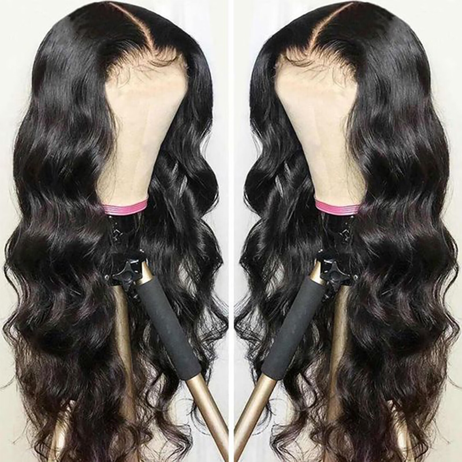 DOPI Lace Front Wigs Human Hair Body Wave,Lace Frontal Wig Pre Plucked With Baby Hair