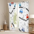 thumbnail image 3 of Homewish Colorful Cartoon Car Curtains Pack of 2 (42x84 Each),Modern City Road Curtains Blackout,White Gray Bedroom Curtains For Boys Kids,Super Cozy Room Decor, 3 of 6